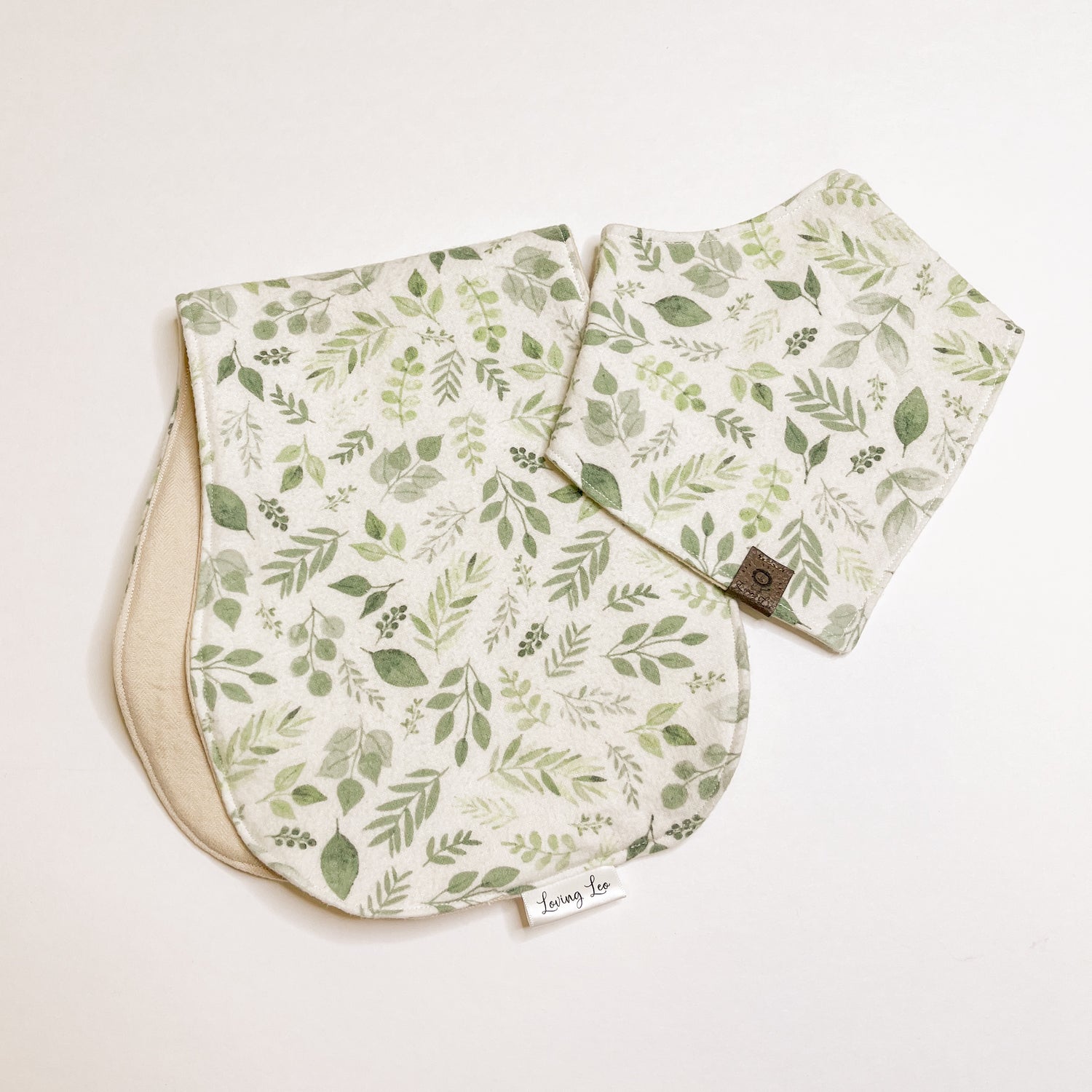 Bib and Burp Cloth Set