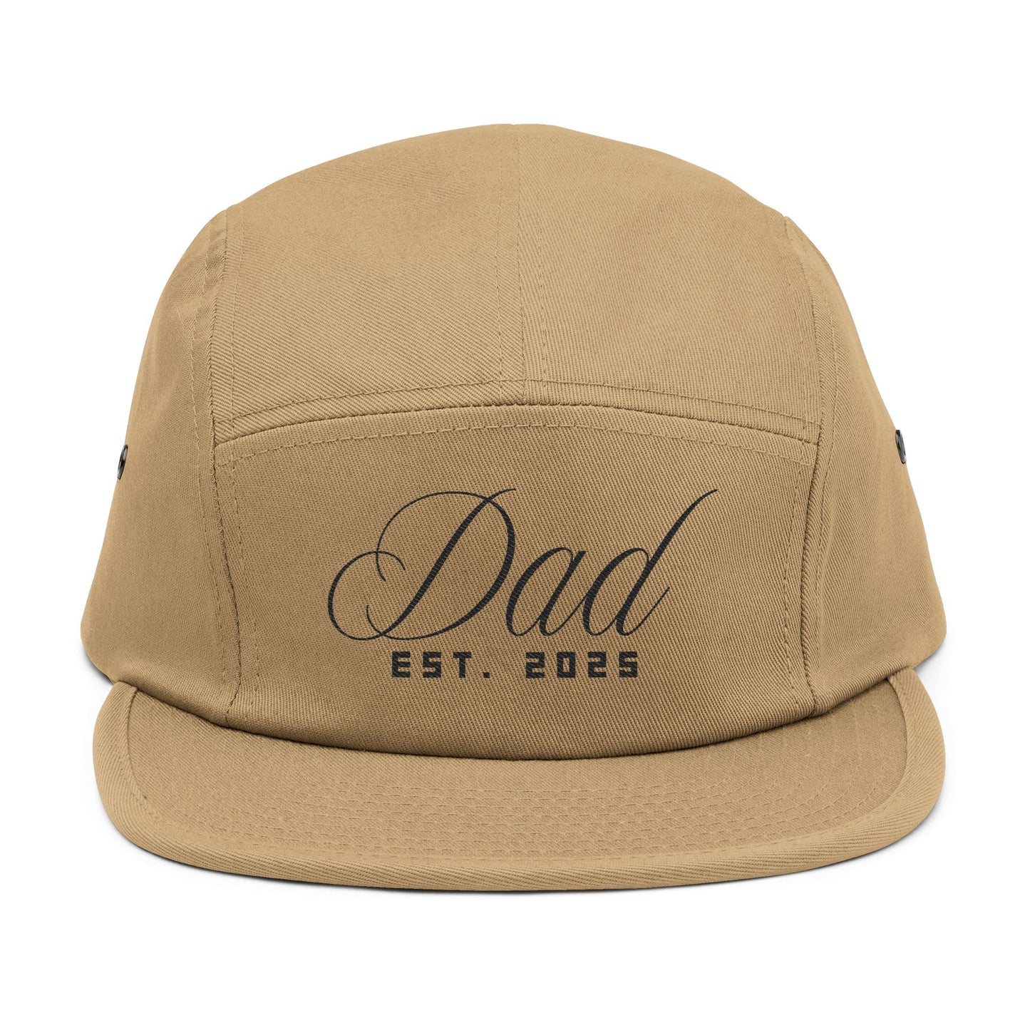 5 Panel Cap for Dads, Perfect Gift for New Fathers, Father's Day, Embroidered Hat