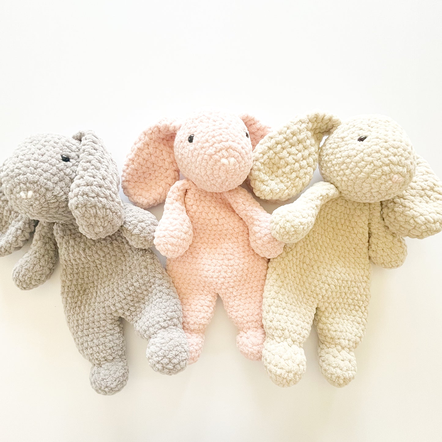 Handmade Crocheted Bunny Plush – Soft Chenille Cuddles