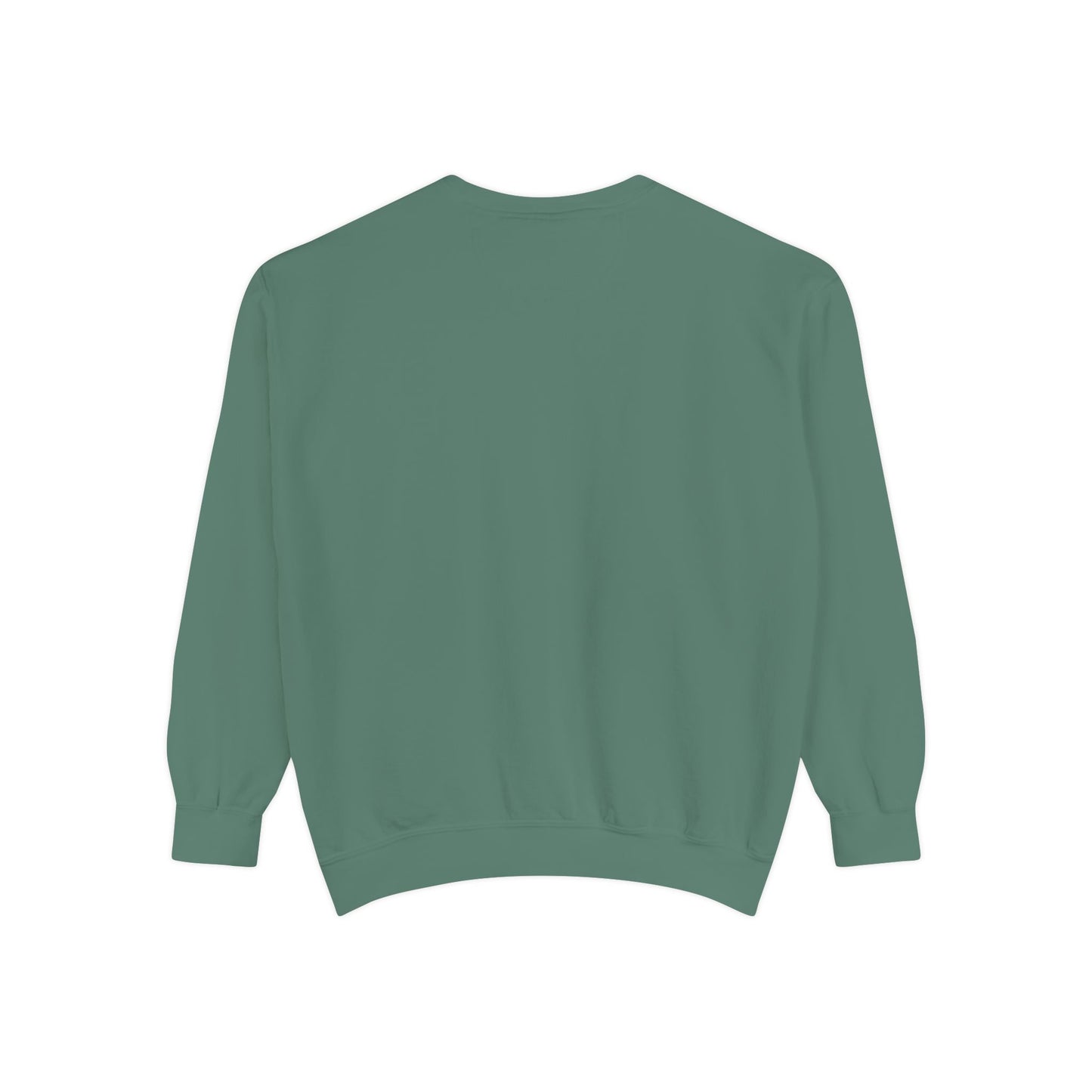 Screen Printed Design Mother's Day Crewneck Sweatshirt with Custom Printed Birth Flowers - Unisex Garment-Dyed Style- Multiple Colors