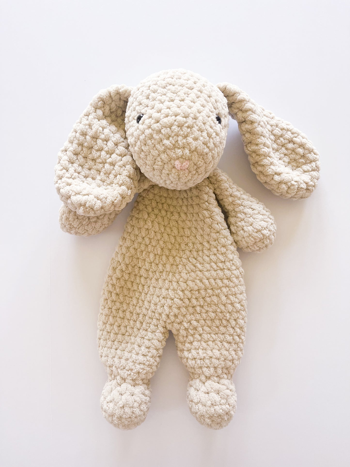 Handmade Crocheted Bunny Plush – Soft Chenille Cuddles