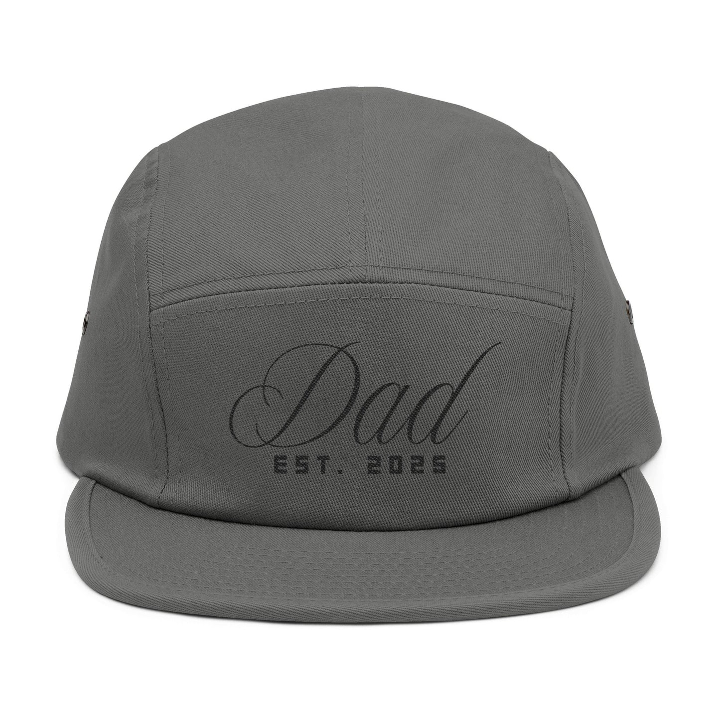 5 Panel Cap for Dads, Perfect Gift for New Fathers, Father's Day, Embroidered Hat