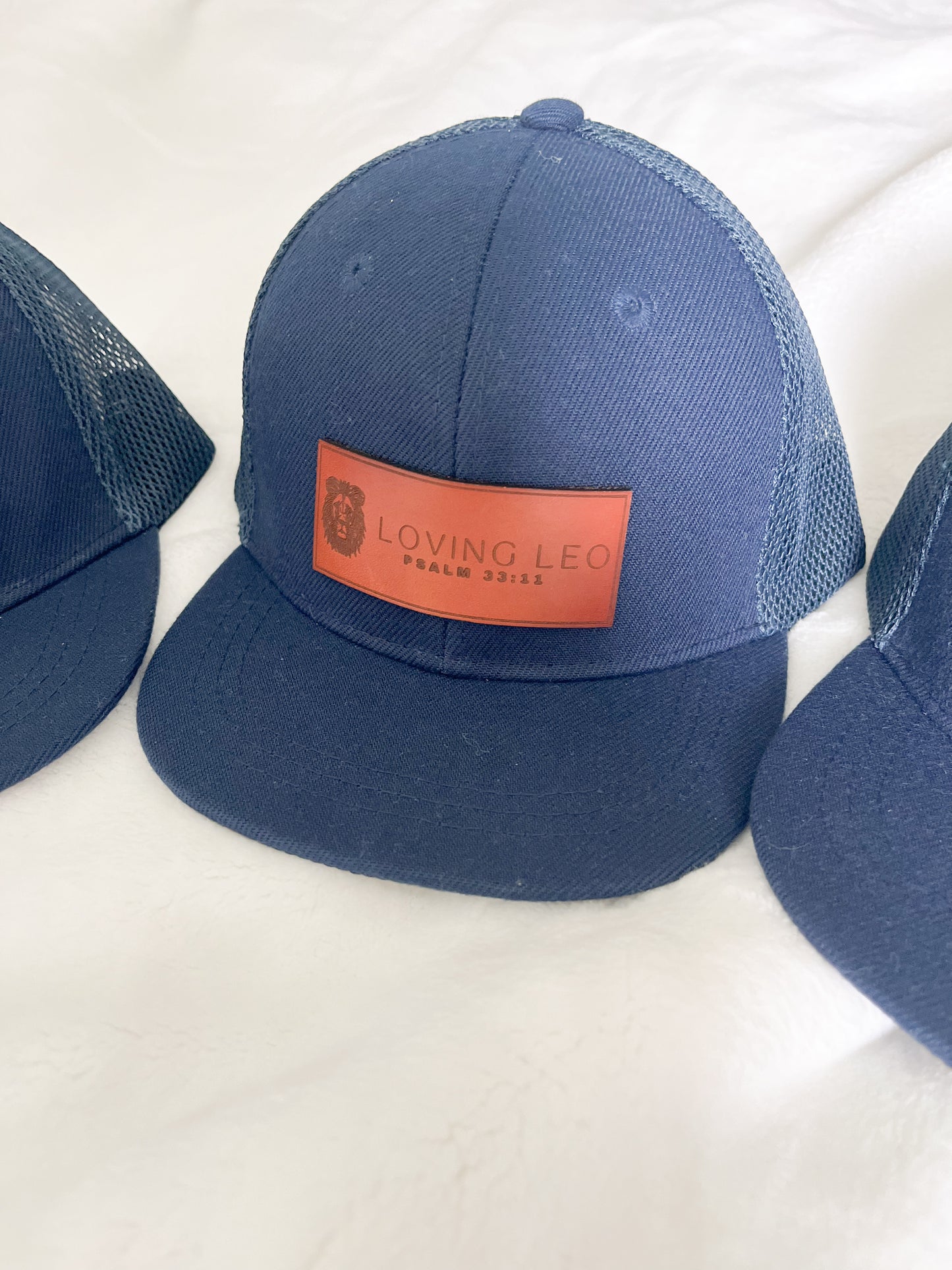 Loving Leo Infant to Toddler Size Structured Flatbill Mesh Cap