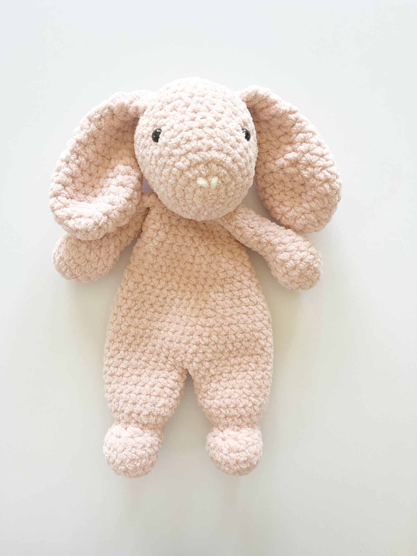 Handmade Crocheted Bunny Plush – Soft Chenille Cuddles