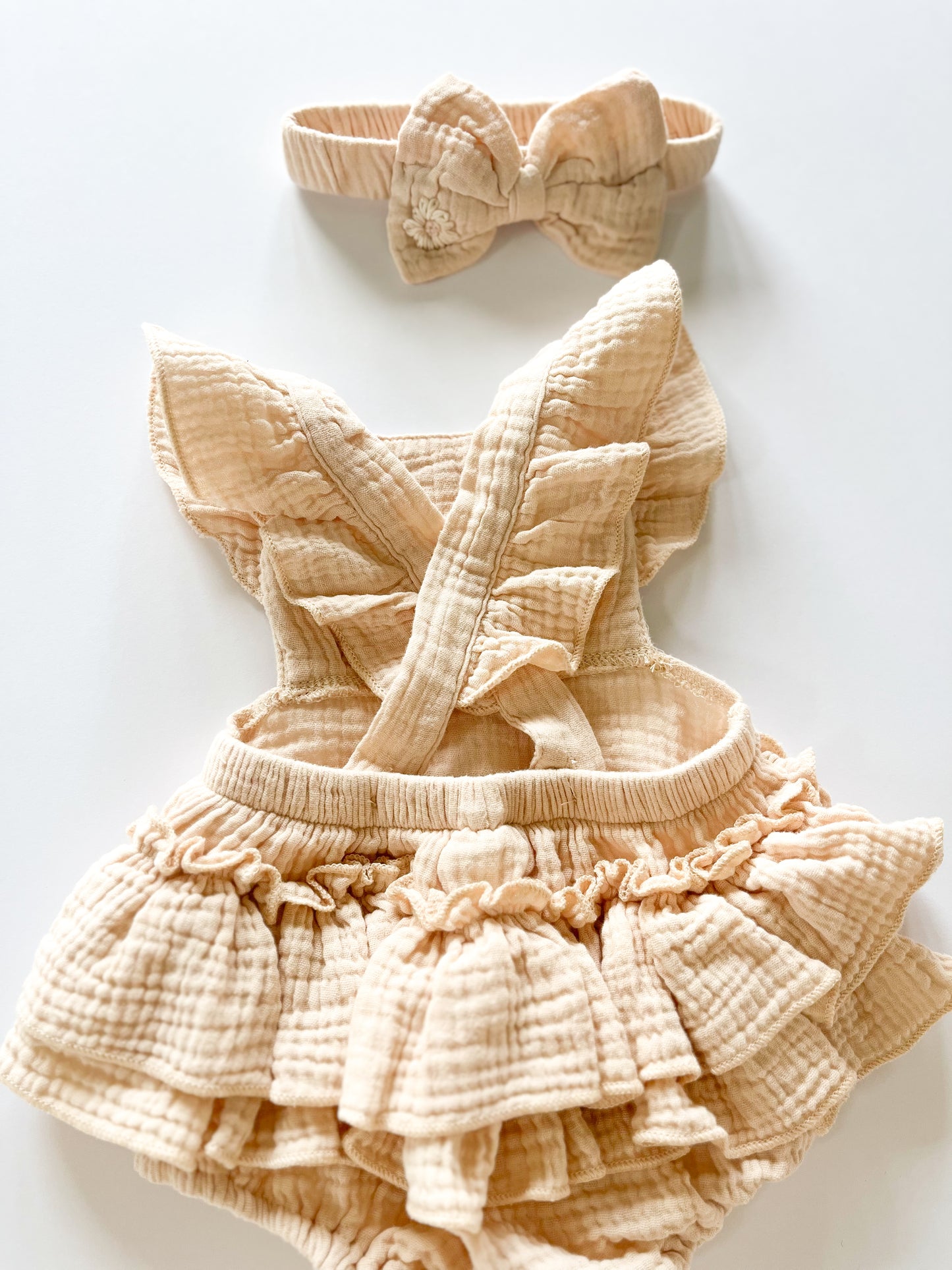 Personalized Infant Gauze Romper
