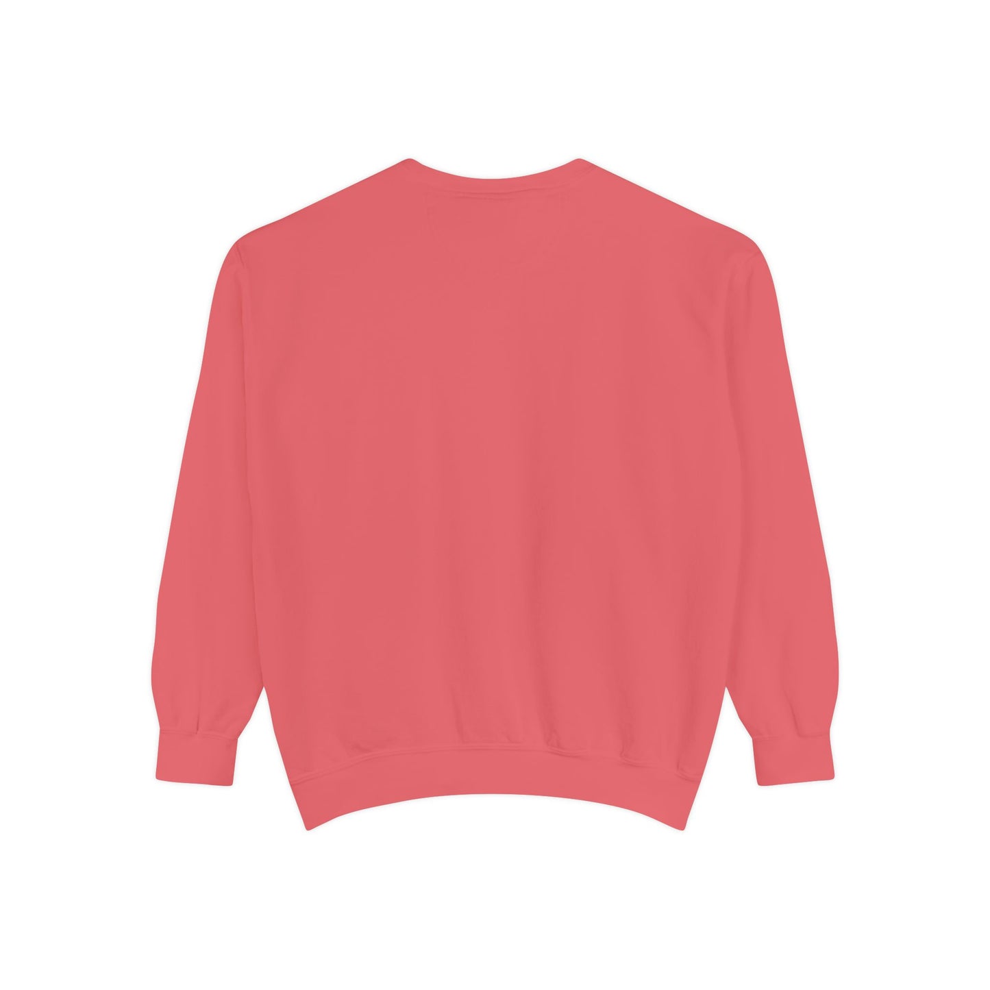 Screen Printed Design Mother's Day Crewneck Sweatshirt with Custom Printed Birth Flowers - Unisex Garment-Dyed Style- Multiple Colors