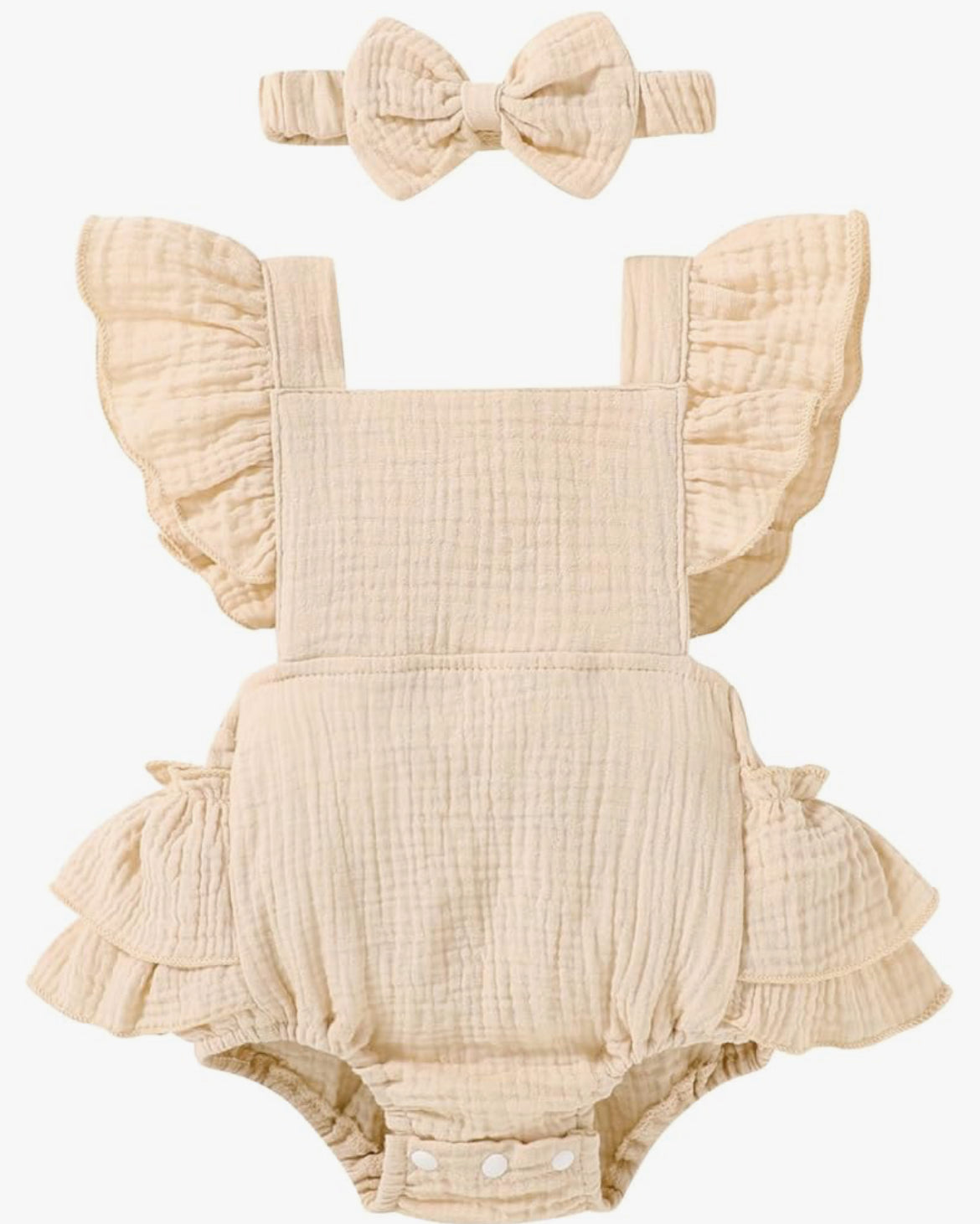 Personalized Infant Gauze Romper