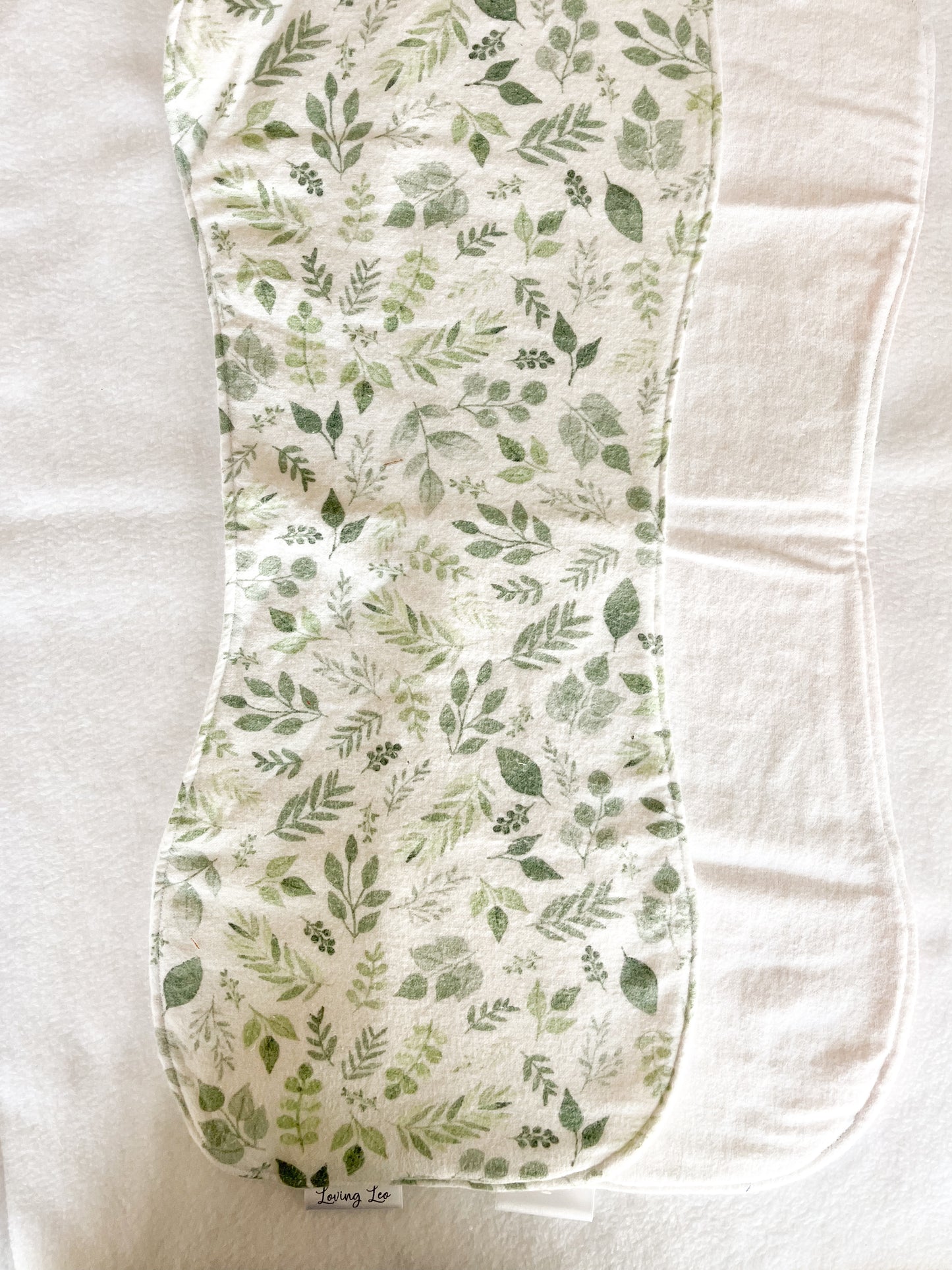 Greenery Burp Cloth, Set of One Burp Cloth