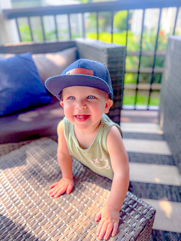 Loving Leo Infant to Toddler Size Structured Flatbill Mesh Cap