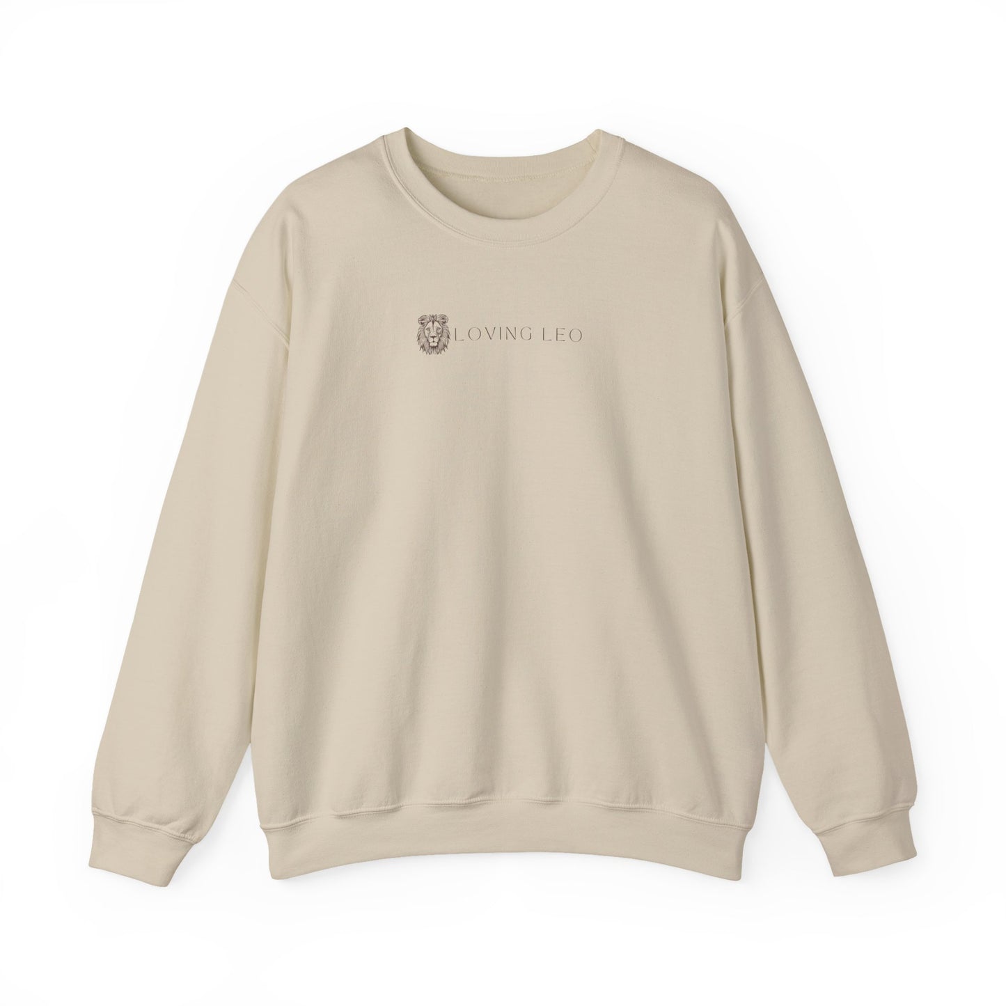Adult Loving Leo Unisex Crewneck Sweatshirt - Stand Firm Forever Design