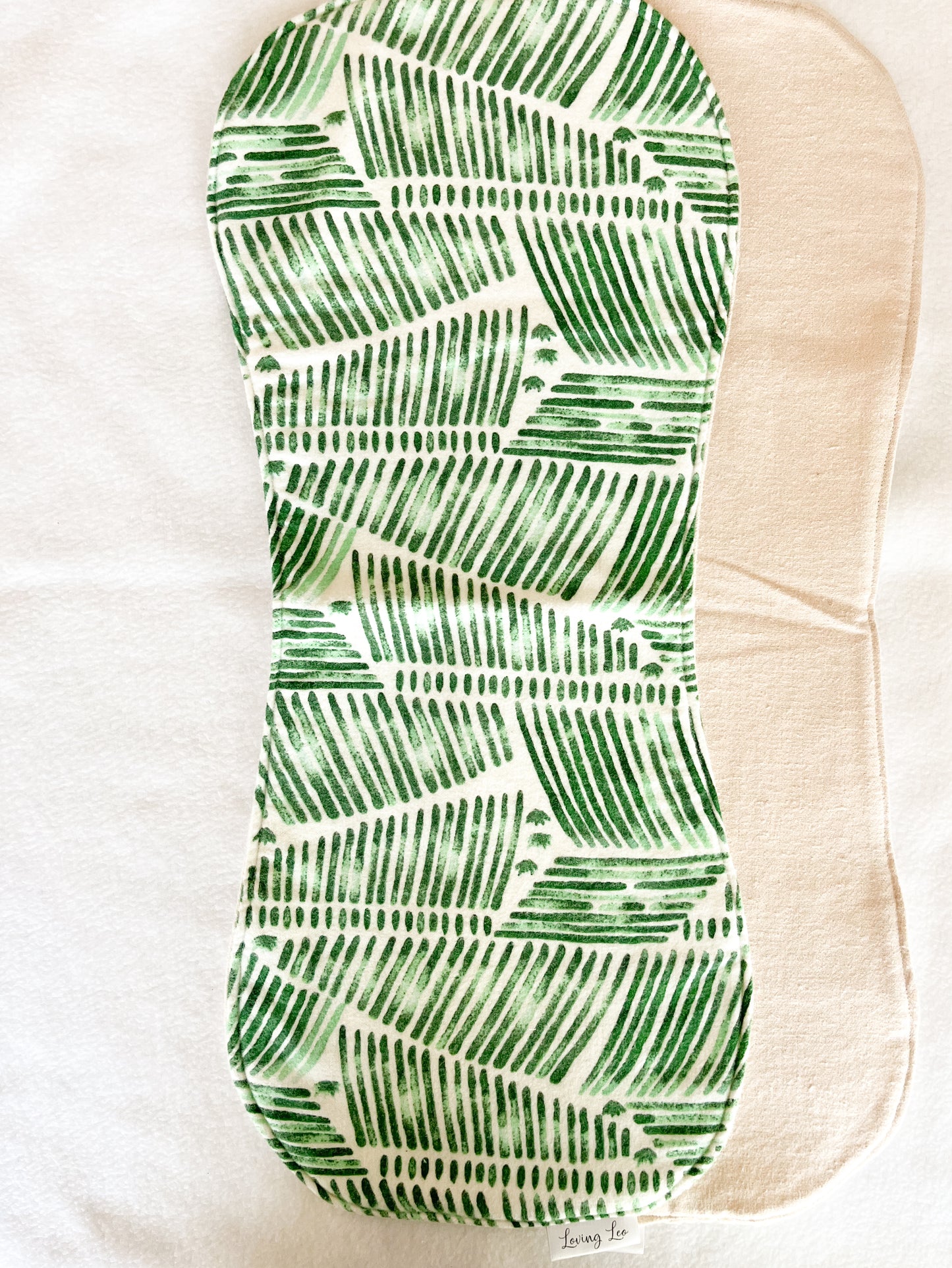 Locally Grown Burp Cloth, Set of One Burp Cloth