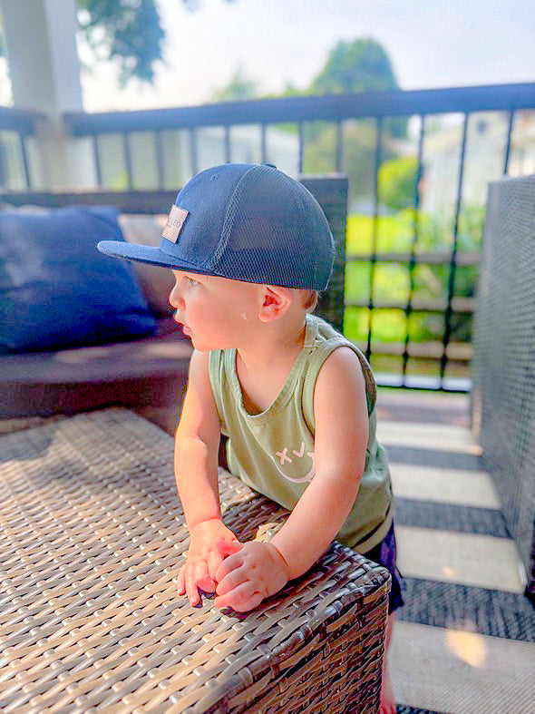 Loving Leo Infant to Toddler Size Structured Flatbill Mesh Cap