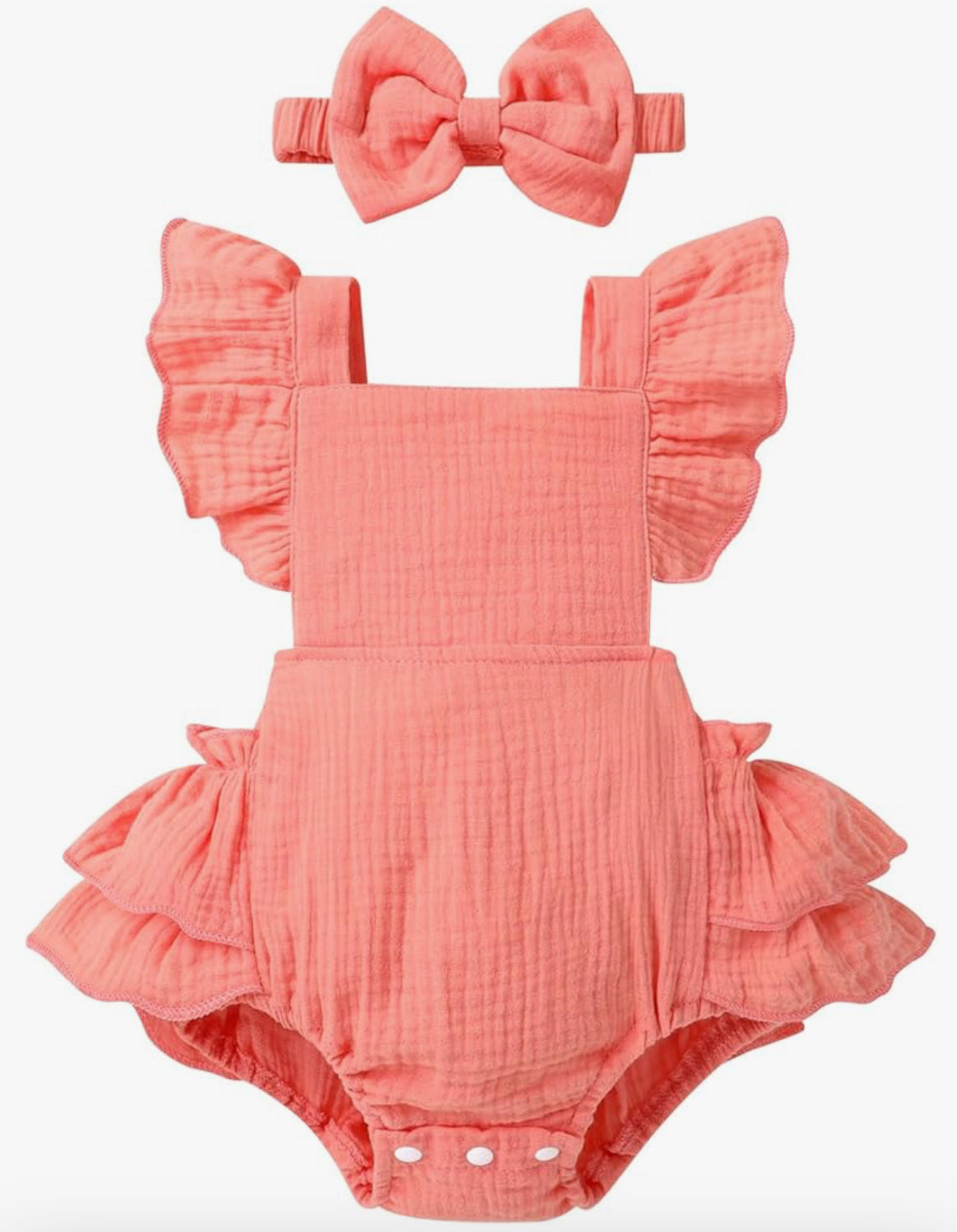 Personalized Infant Gauze Romper