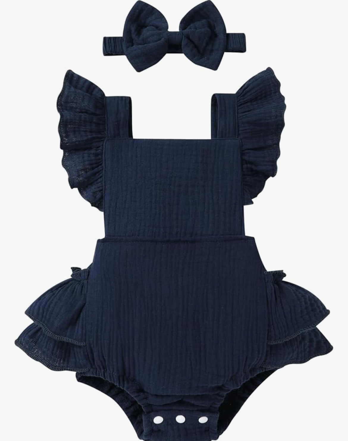 Personalized Infant Gauze Romper
