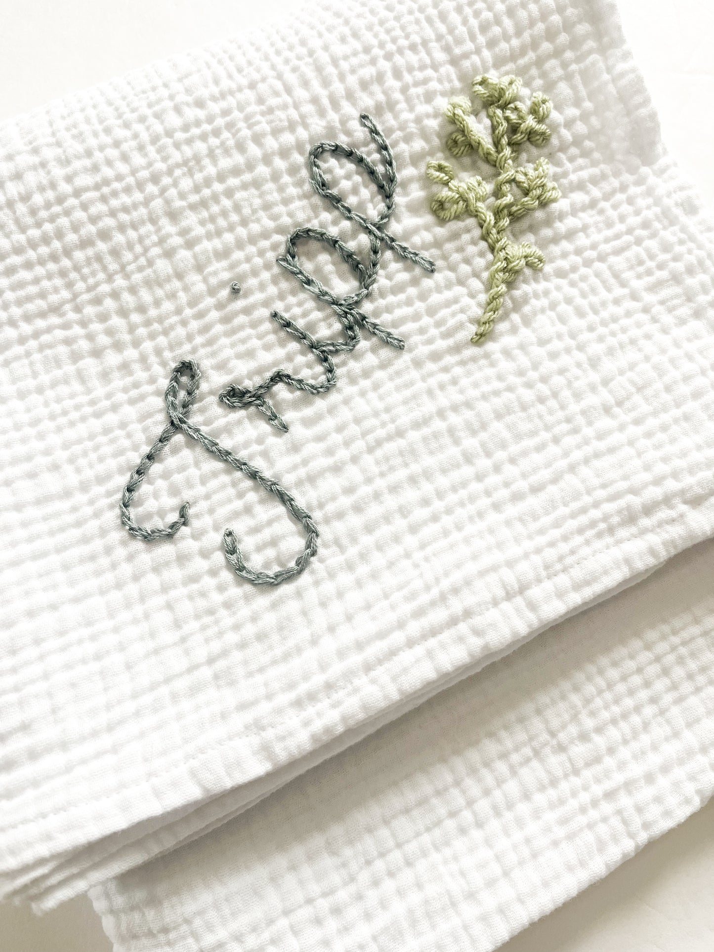 Swaddle Blanket | Custom Embroidery