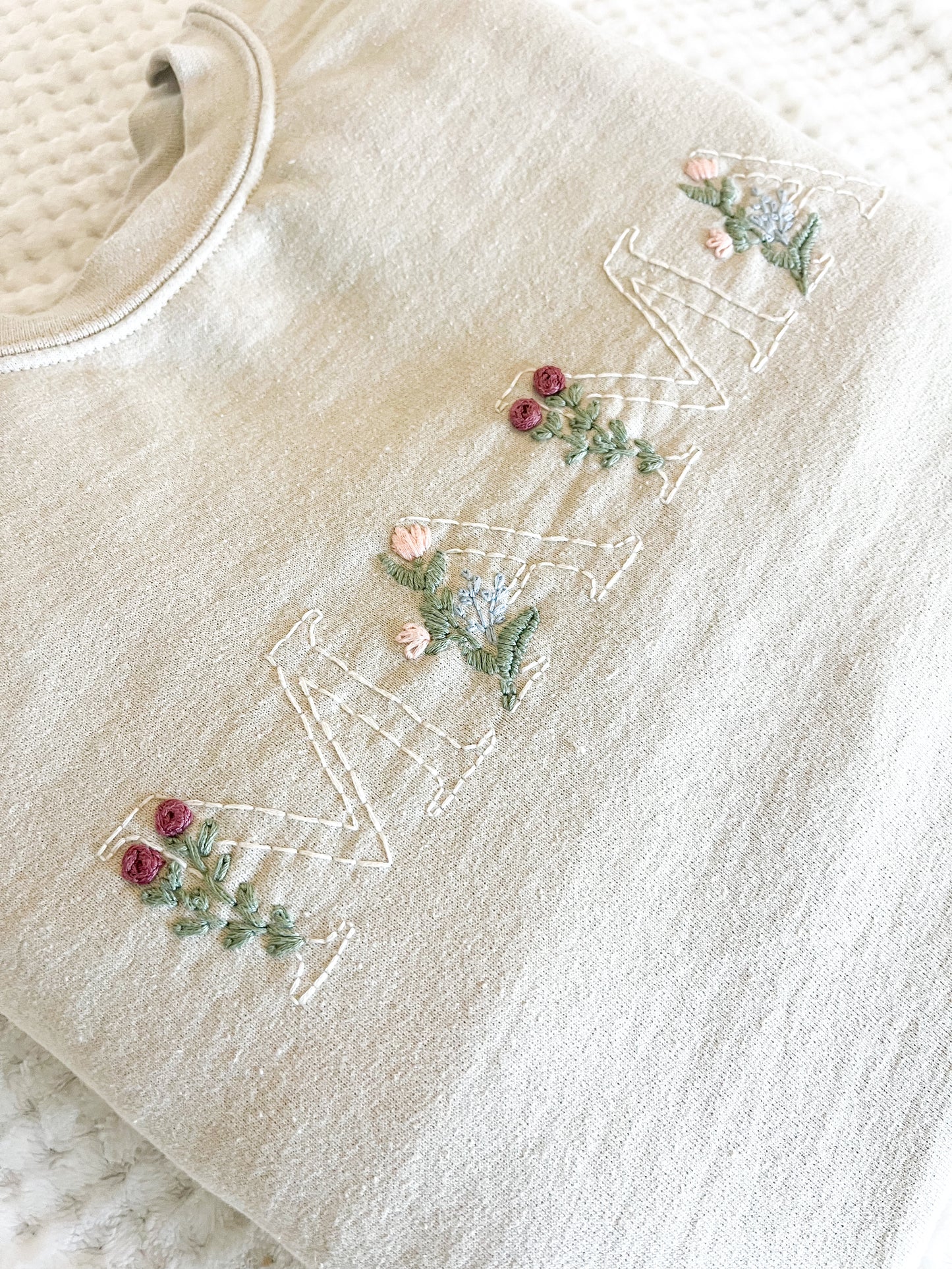 Mama Embroidered Sweatshirt, Mothers Day Sweatshirt