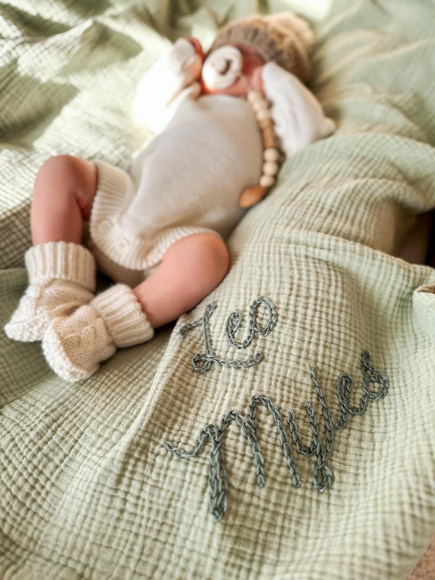 Swaddle Blanket | Custom Embroidery