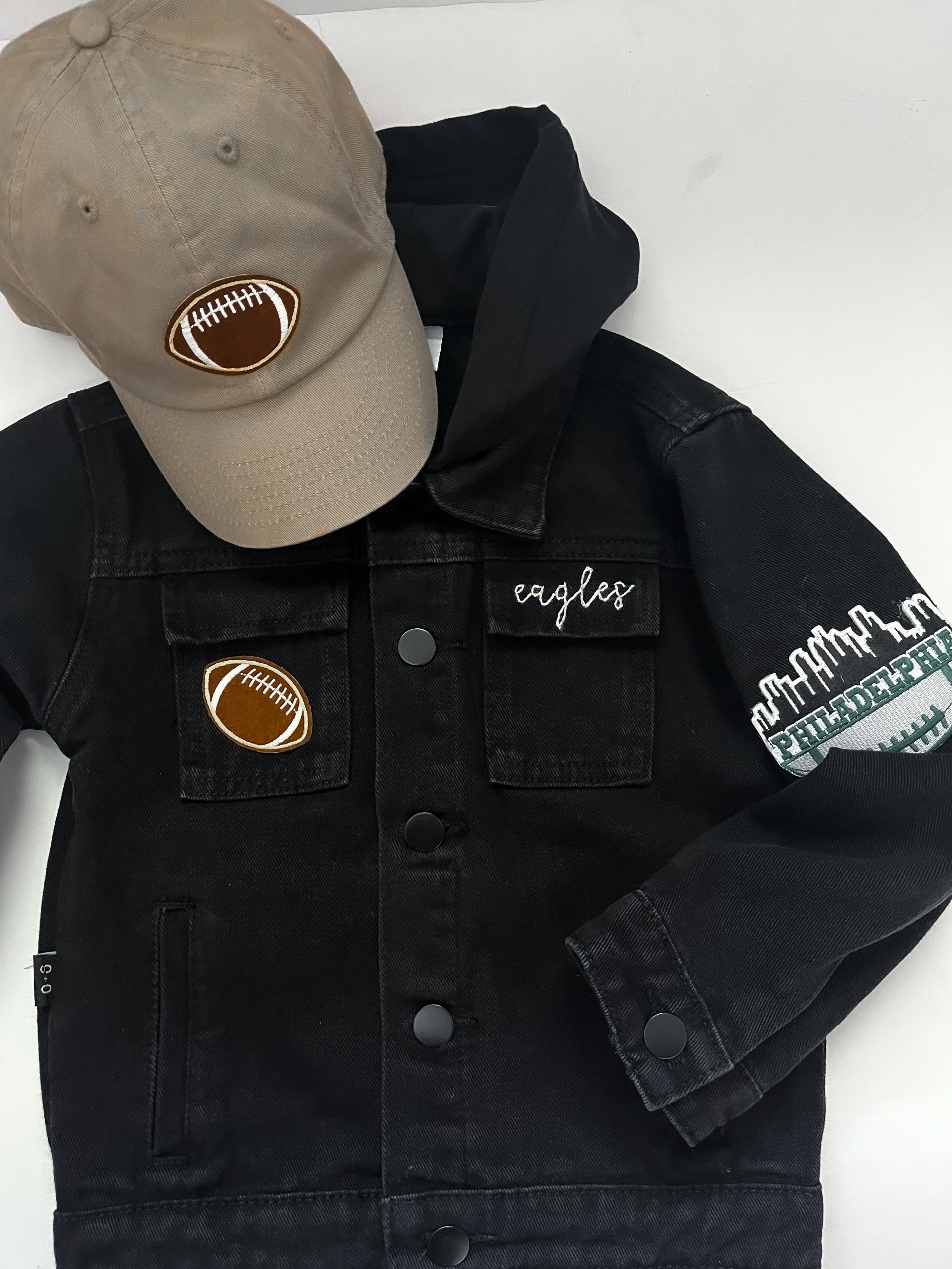 Custom NFL Baby shops Jean Jacket