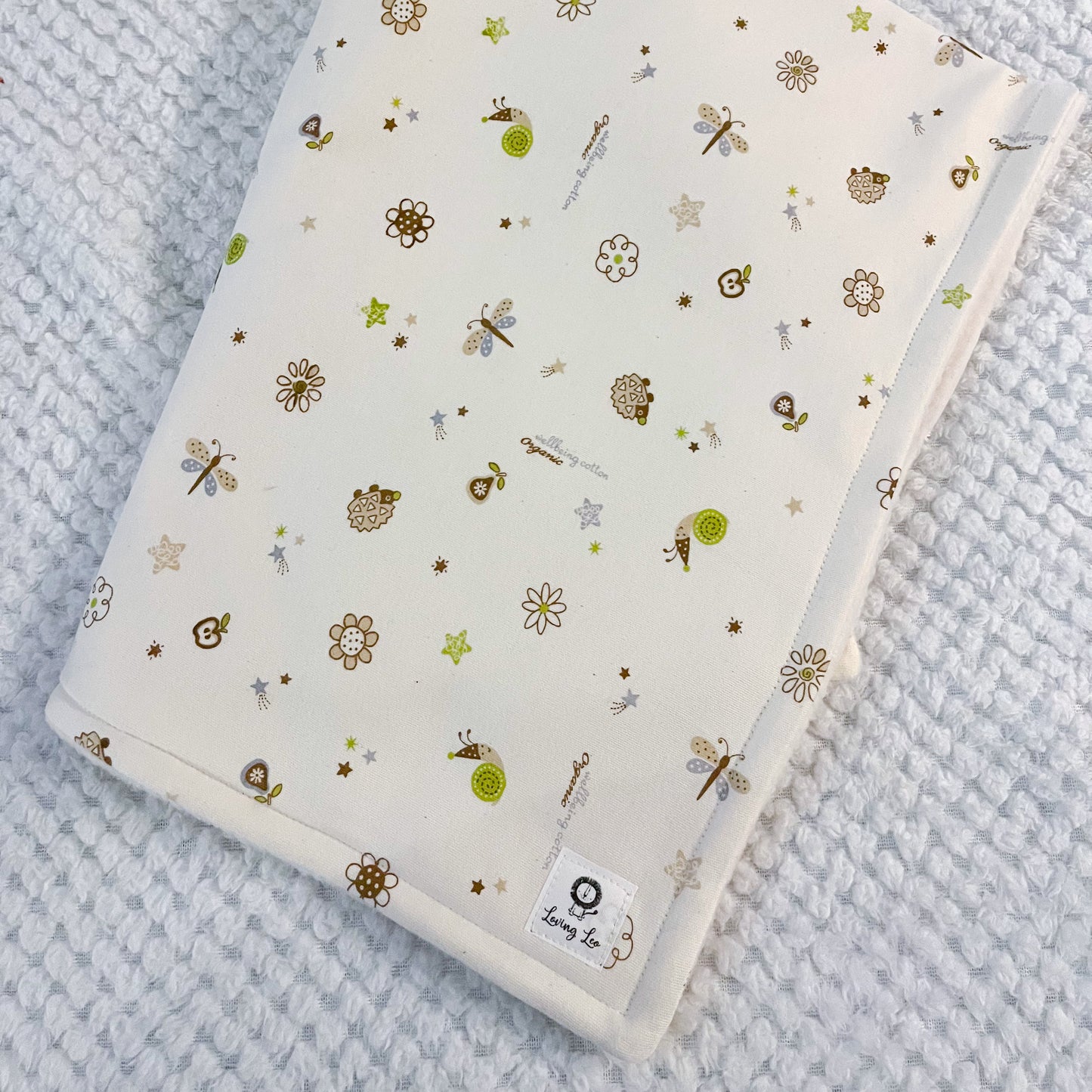 Organic Cotton Nature Stroller Blanket