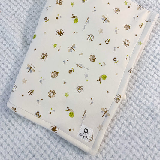 Organic Cotton Nature Stroller Blanket