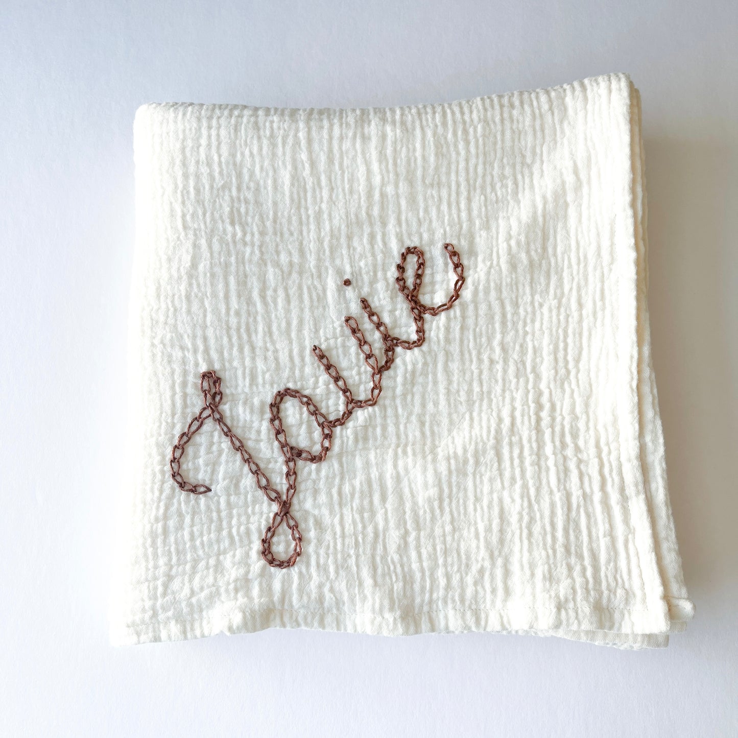 Swaddle Blanket | Custom Embroidery