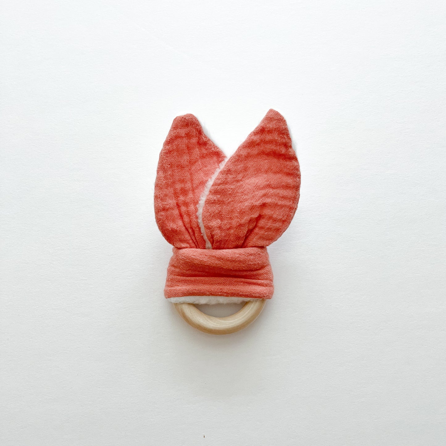 Coral Teething Ring