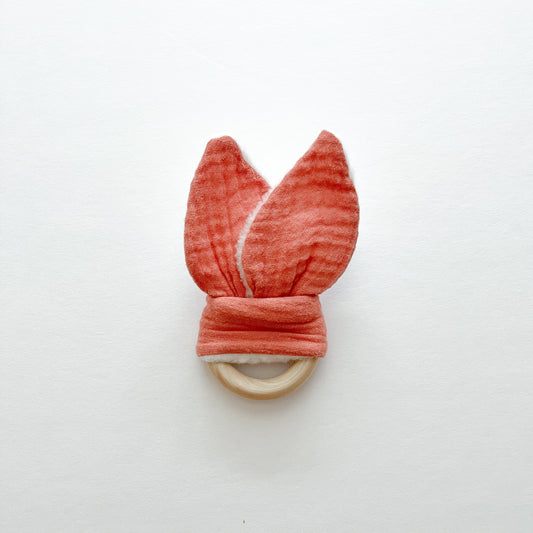 Coral Teething Ring