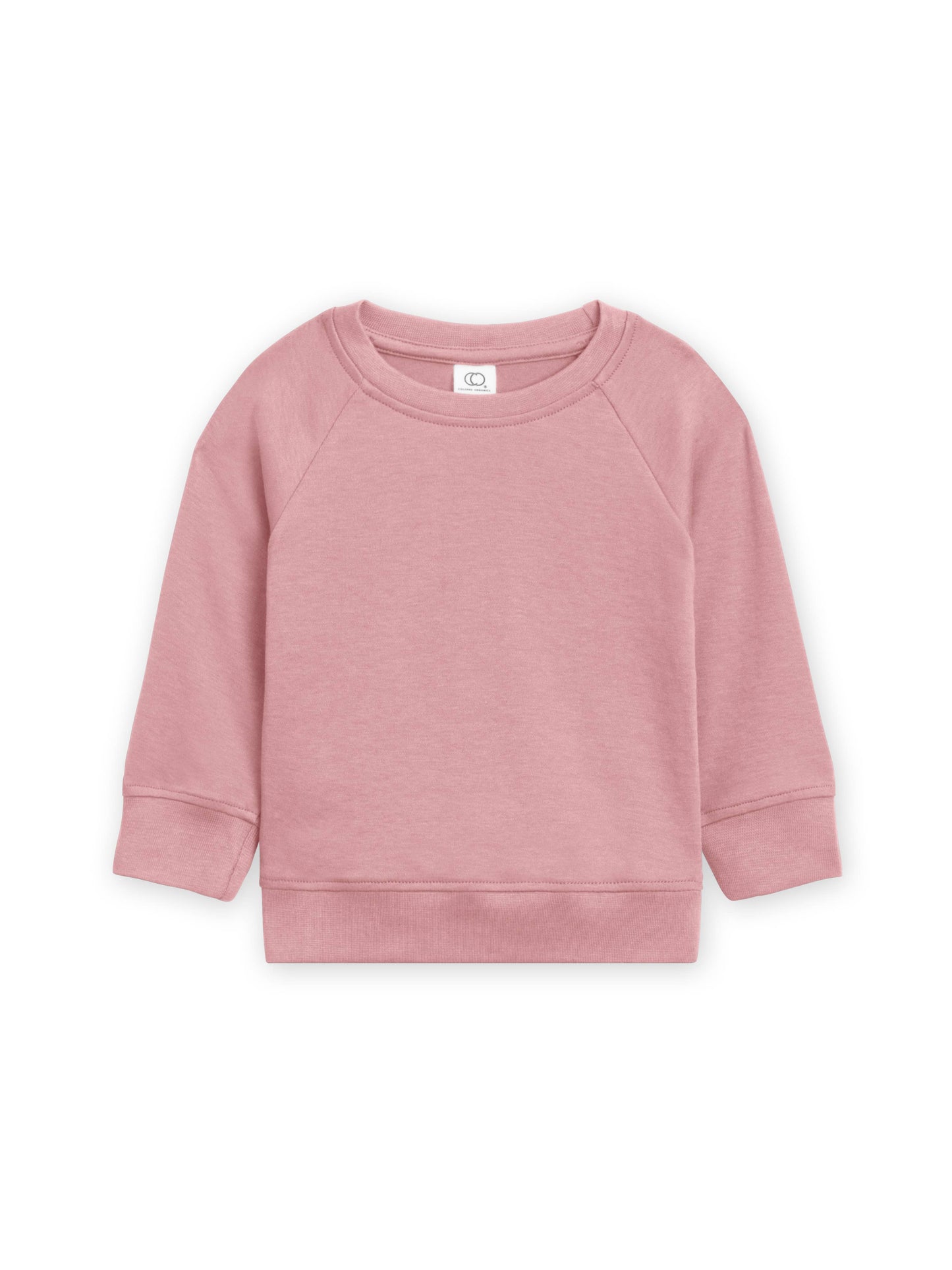 Custom Embroidered Name | Organic Baby and Kids Portland Pullover - Rose